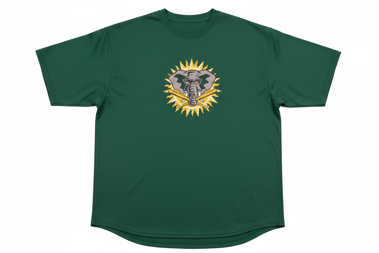 Oakland Athletics Jersey - Clean White Background
